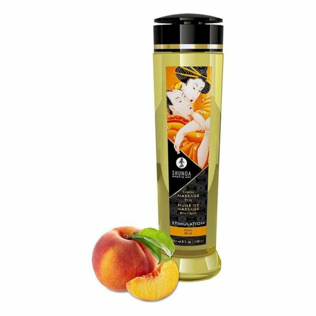 Erotisk Massageolja Shunga Stimulation Persika (240 ml)