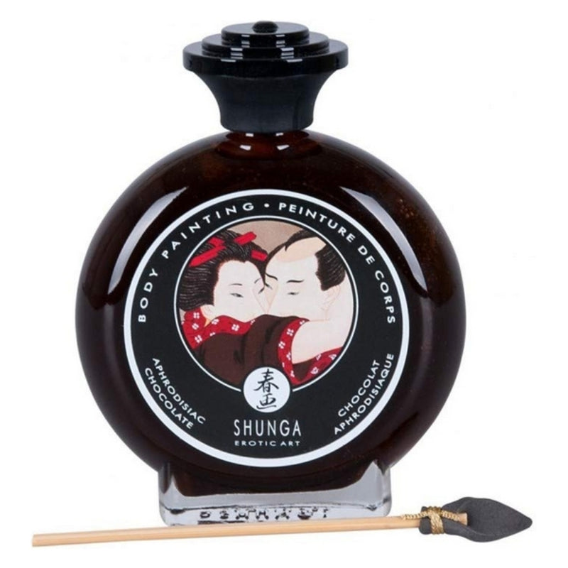 Kroppsfärg Shunga 6500_13482 Choklad (100 ml) (100 ml)