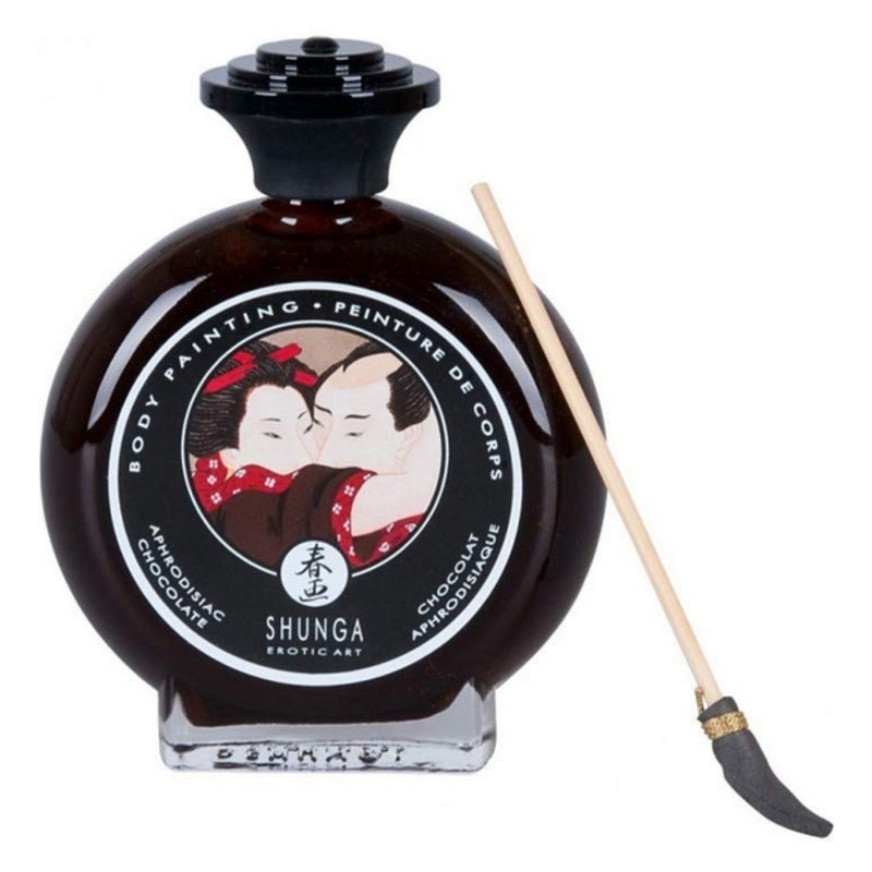 Kroppsfärg Shunga 6500_13482 Choklad (100 ml) (100 ml)