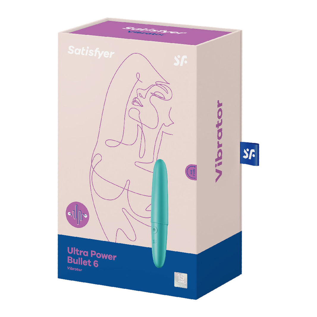 Patronvibrator Ultra Power Satisfyer 6 Turkos