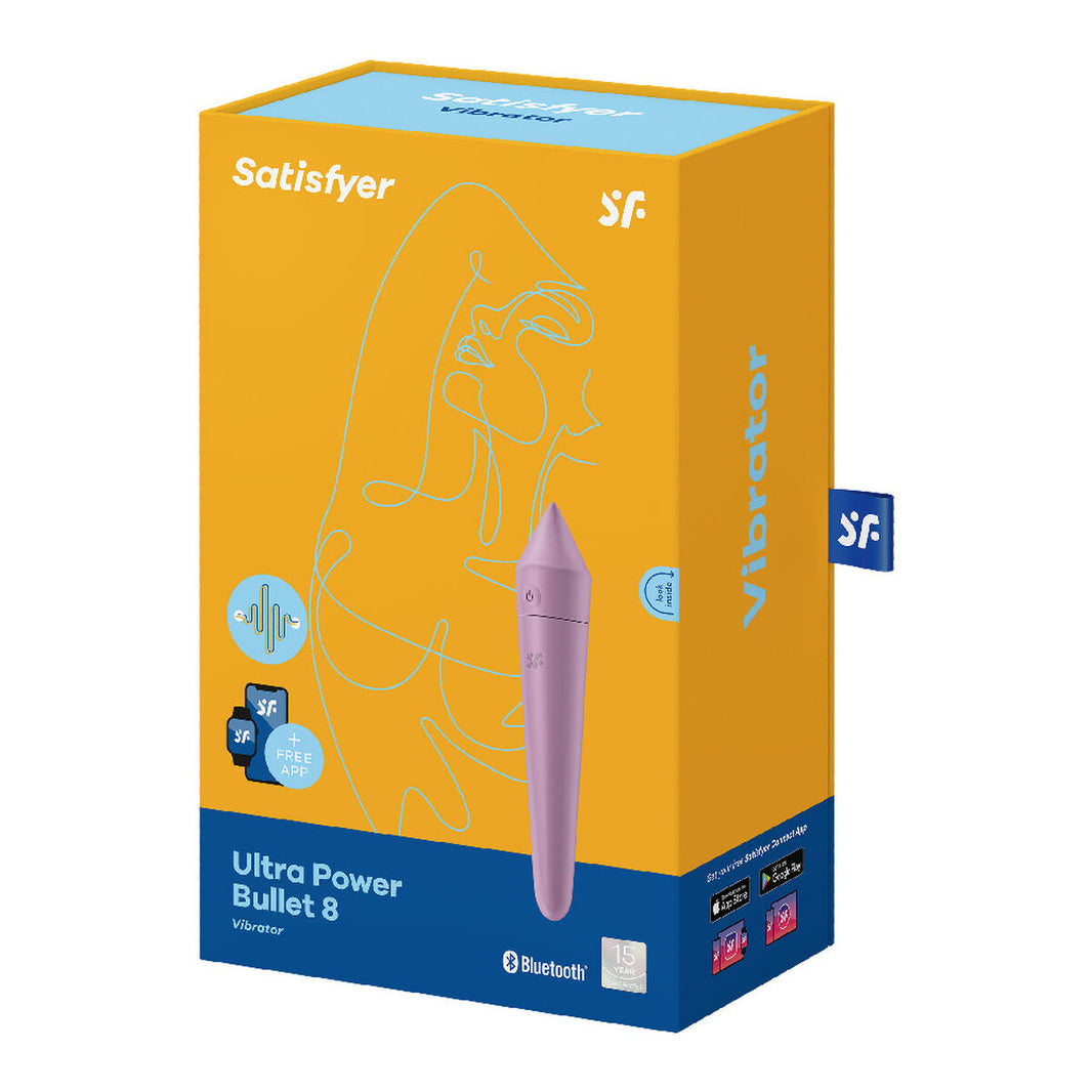 Patronvibrator Ultra Power Satisfyer 8 Lila