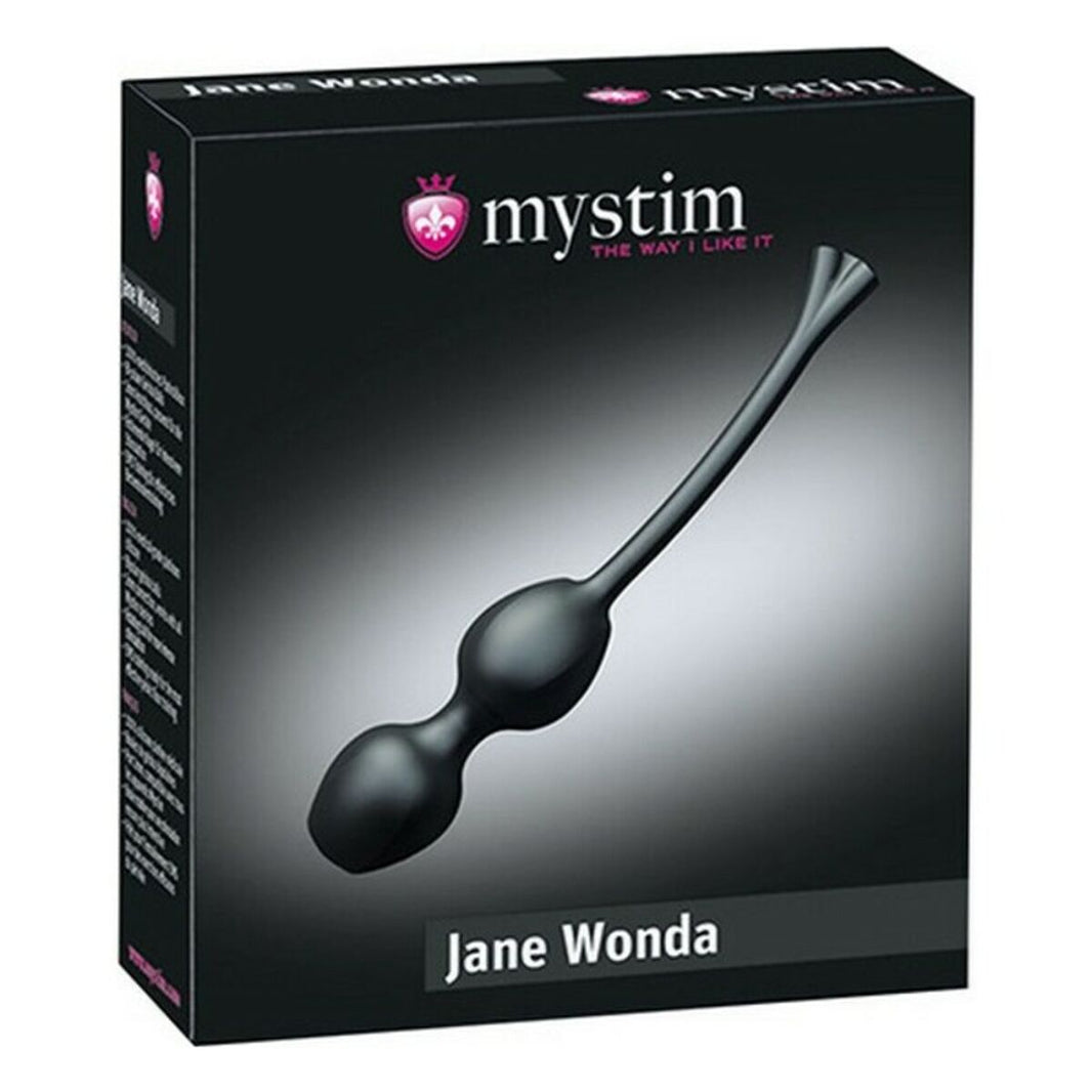 Vibratorklot Jane Wonda Kegel Balls, svart Mystim Silikon Silikon/ABS (Ø 3,3 cm)