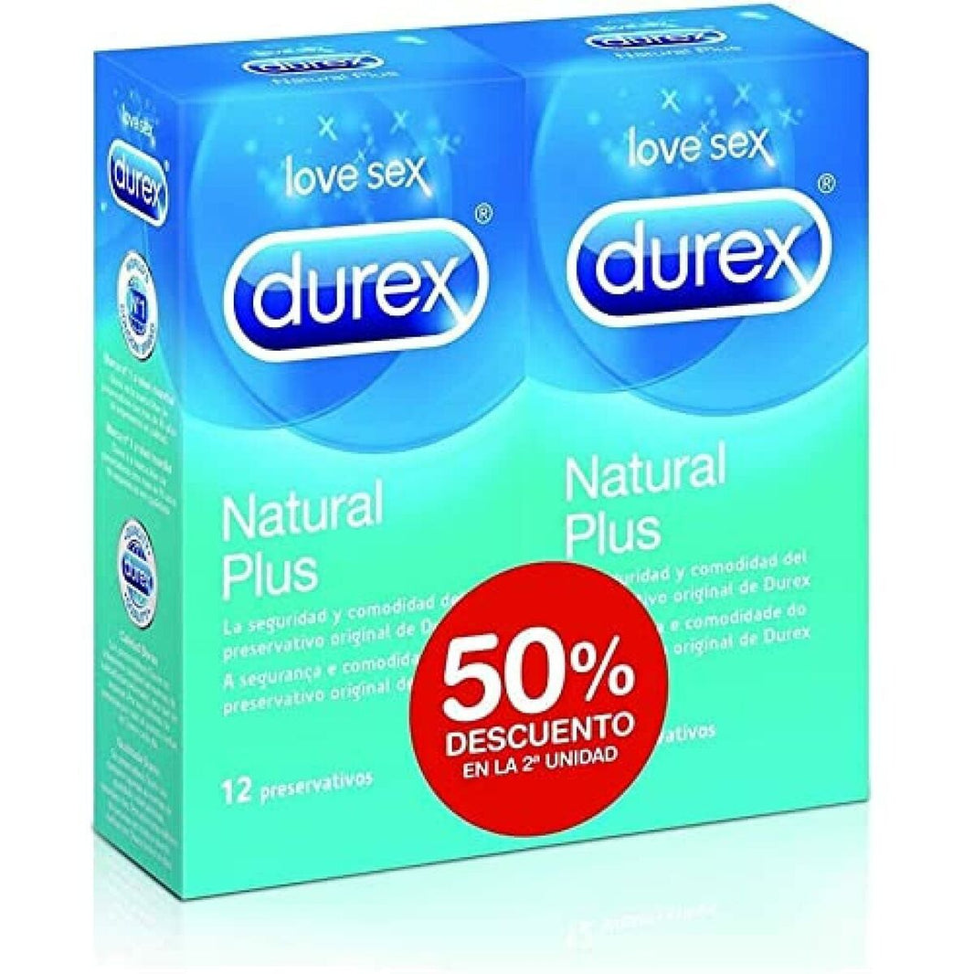 Kondomer Durex Natural Plus 24 antal